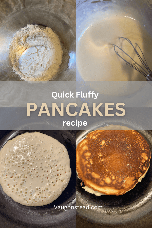 Quick and fluffy pancakes recipe