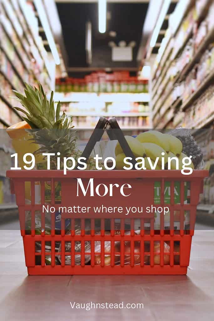 19 tips on saving money at any store 
Shop frugally 